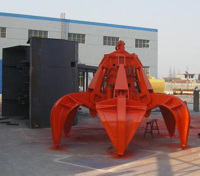 抓斗:液壓六瓣抓斗  抓斗:液壓六瓣抓斗